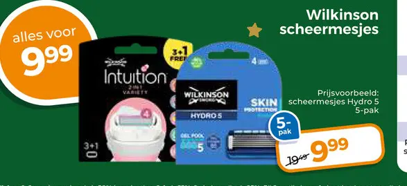 Aanbieding: scheermesjes