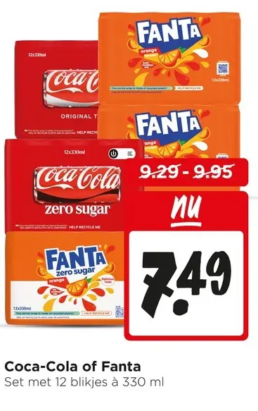 Aanbieding: Coca-cola of fanta
