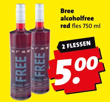Aanbieding: Bree alcoholfree red