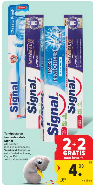 Promotie: Tandpasta en tandenborstels