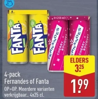 Aanbieding: Fernandes of Fanta