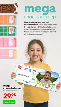 Aanbieding: mega chocoladereep