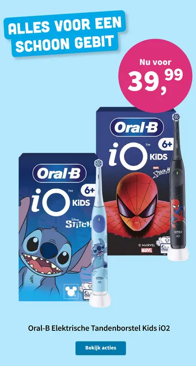 Promotie: Oral-B iO Kids Electric Toothbrush