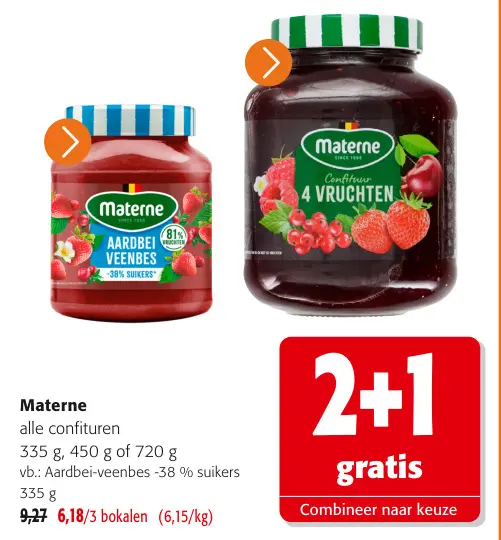Promotie: alle confituren