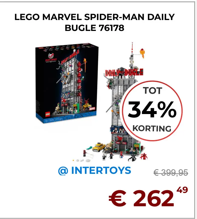 Aanbieding: Lego MARVEL spider-man daily bugle 76178