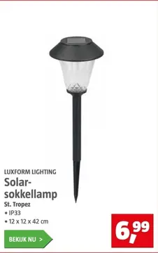 Aanbieding: Solar-sokkellamp