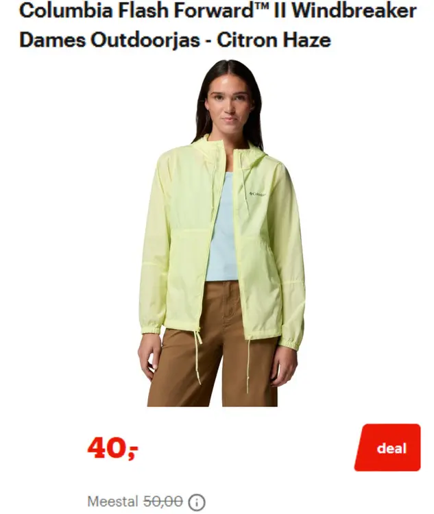 Promotie: Flash Forward™™ II Windbreaker