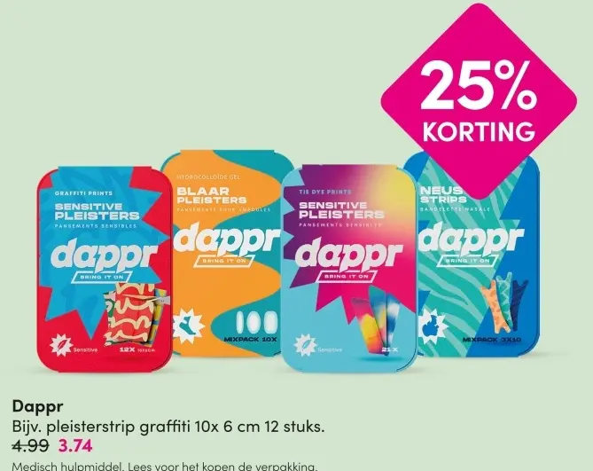 Aanbieding: pleisterstrip graffiti