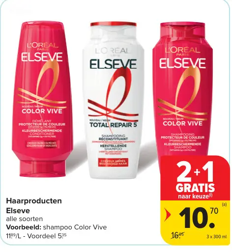 Promotie: Haarproducten Elseve