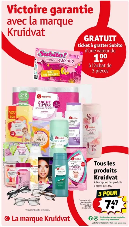 Offre: Tous les produits Kruidvat