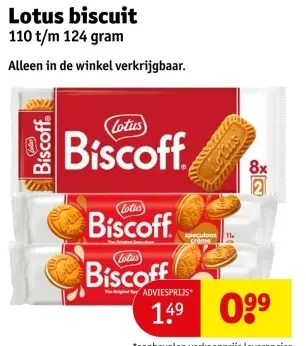 Aanbieding: Lotus biscuit