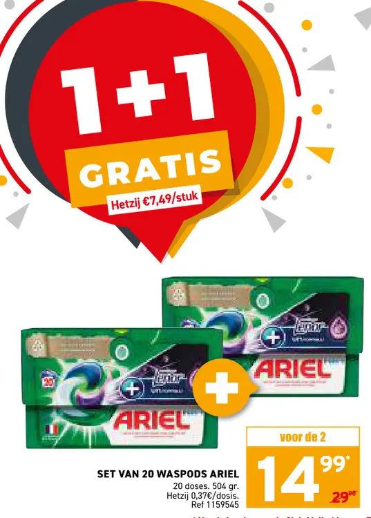 Promotie: Set van 20 Waspods Ariel