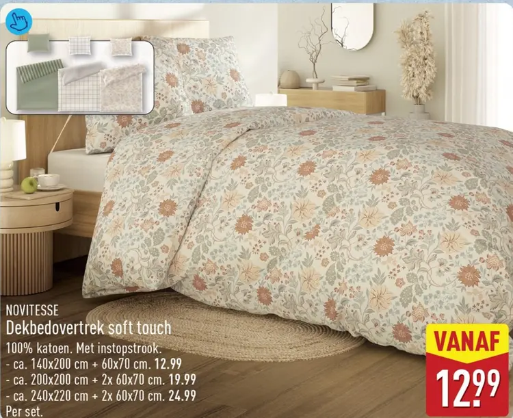 Aanbieding: Dekbedovertrek soft touch
