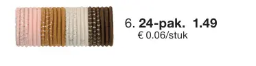 Promotie: Haarelastiekjes