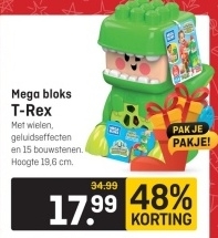 Aanbieding: Mega bloks T-Rex