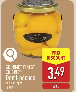 Offre: Demi-pêches