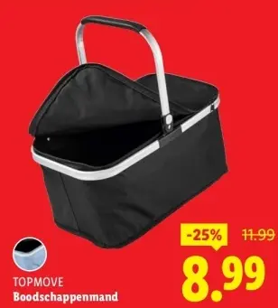 Aanbieding: TOPMOVE Boodschappenmand