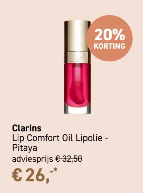 Aanbieding: Lip Comfort Oil Lipolie - Pitaya