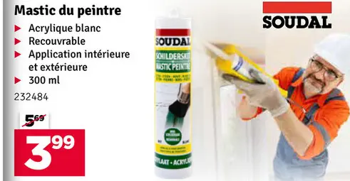 Offre: Mastic du peintre