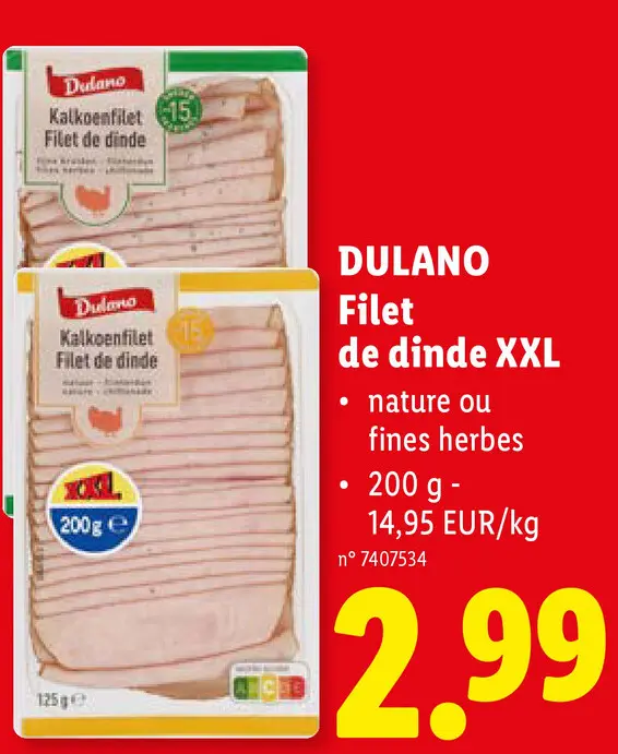 Offre: Filet de dinde XXL