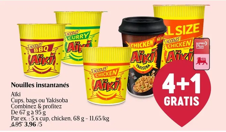 Offre: Nouilles instantanés