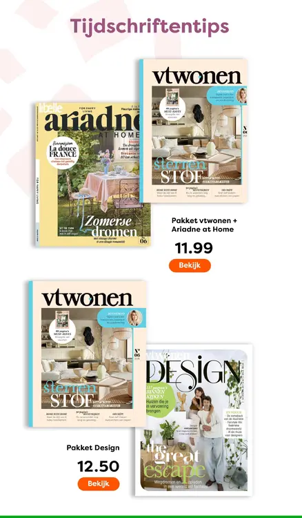 Aanbieding: Pakket vtwonen + Ariadne at Home