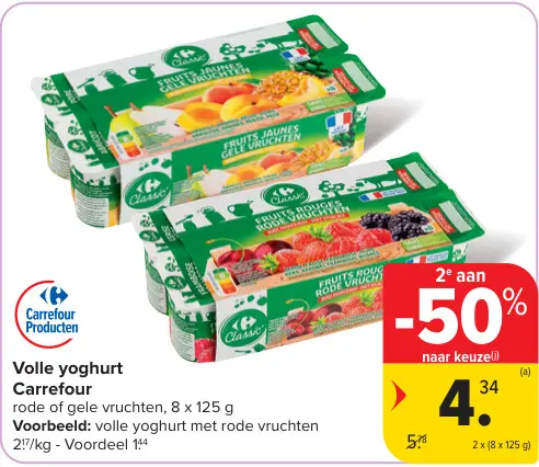 Promotie: Volle yoghurt