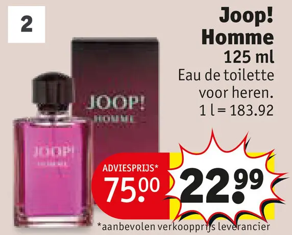 Promotie: Joop! Homme