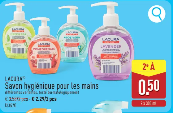 Offre: Savon hygiénique pour les mains