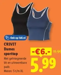 Aanbieding: Dames sporttop