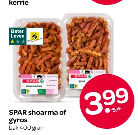 Aanbieding: shoarma of gyros