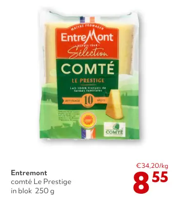 Promotie: comté Le Prestige