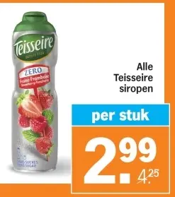 Aanbieding: Teisseire siropen