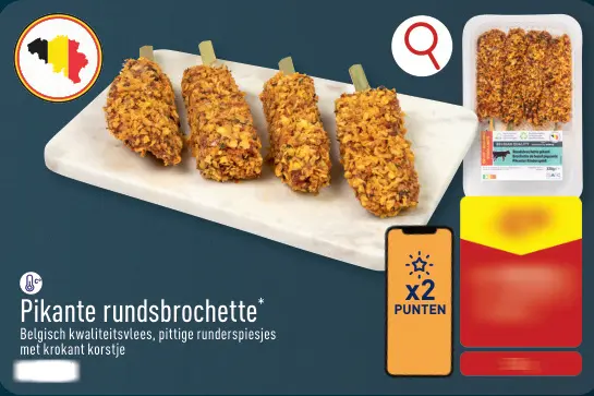 Promotie: Pikante rundsbrochette