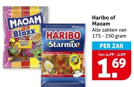 Aanbieding: Haribo of Maoam