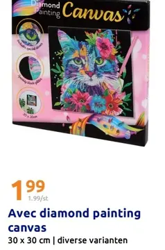 Aanbieding: Avec diamond painting canvas