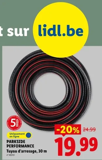 Offre: Tuyau d'arrosage
