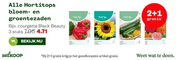 Aanbieding: Alle Hortitops bloem- en groentezaden