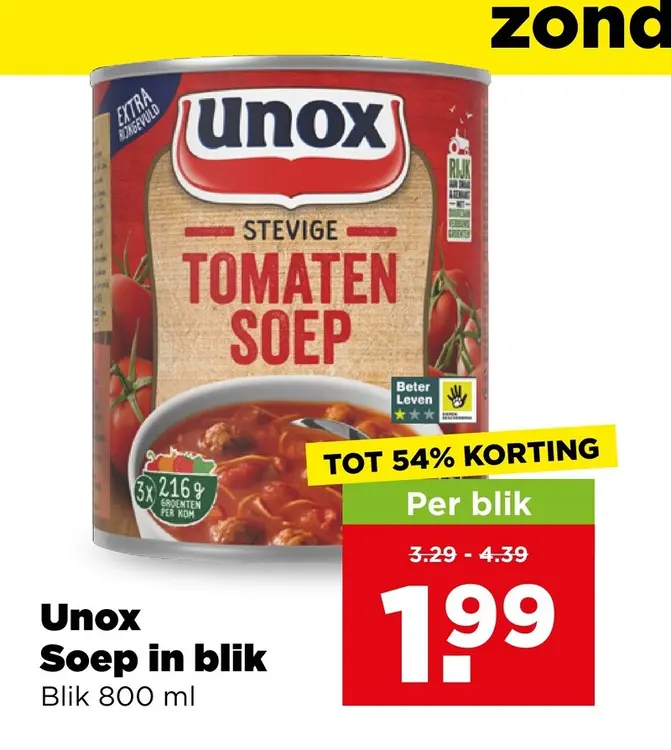 Aanbieding: Tomaten Soep