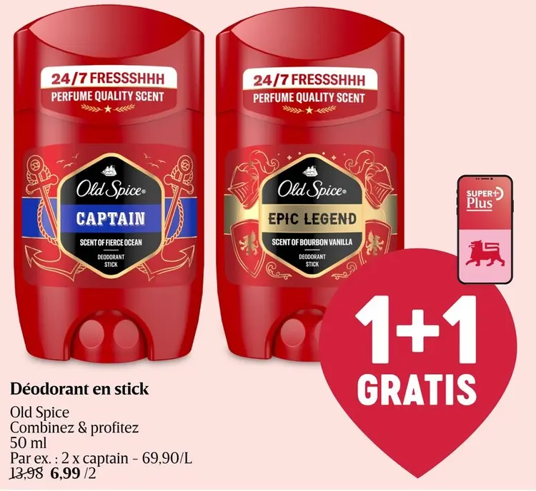 Offre: Déodorant en stick