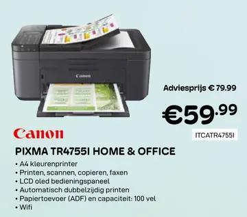 Aanbieding: Pixma tr47551 home & office