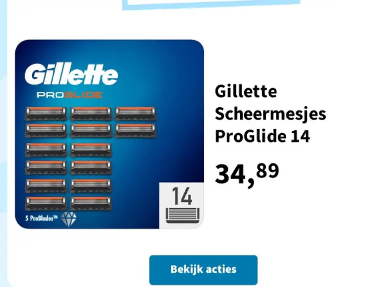 Promotie: Scheermesjes