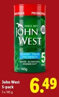Aanbieding: 5-pack tonijn