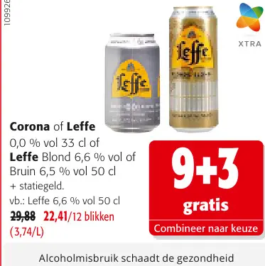 Promotie: Corona of Leffe