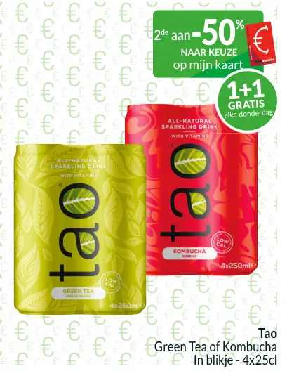 Promotie: Tao Green Tea of Kombucha
