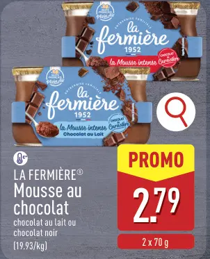 Offre: Mousse au chocolat