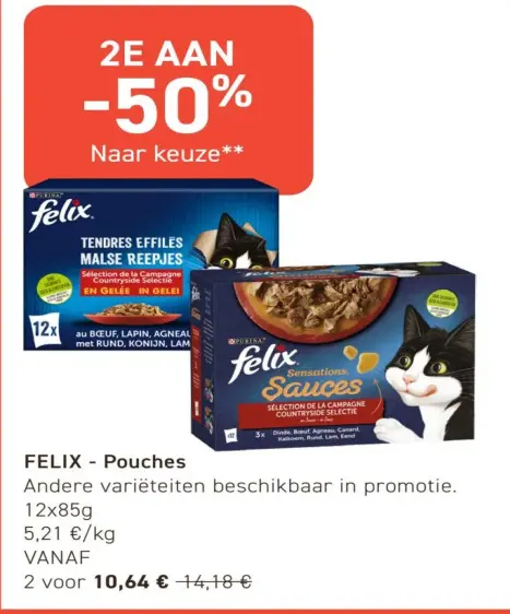 Promotie: FELIX - Pouches
