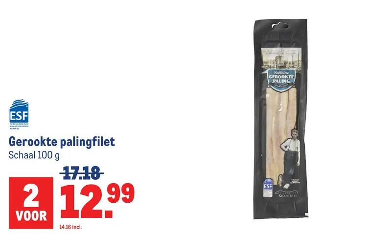 Aanbieding: Gerookte palingfilet