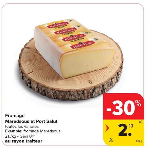 Offre: Fromage