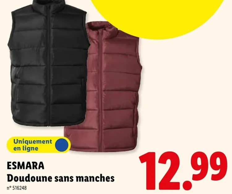 Offre: Doudoune sans manches